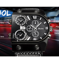 Men's Double Display Quartz Wristwatch