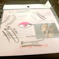 Smoky eye makeup eyeliner aids
