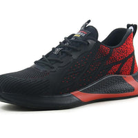 Men Work Safety Shoes Anti-Puncture Working Sneakers Male Indestructible Work Shoes Men Boots Lightweight Men Shoes Safety Boots