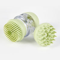 LuxeGlow Pet Bath Massage Brush & Grooming Comb