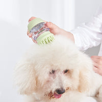 LuxeGlow Pet Bath Massage Brush & Grooming Comb