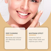 Volcanic Ash Toothpowder for Teeth Whitening & Oral Care | Natural Detox for Fresh Breath by LuxeGlow
