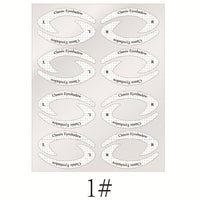 Eyeliner Makeup Eye Template Sticker