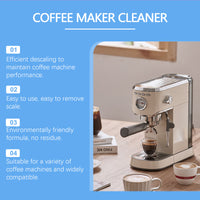 Coffee Machine Descaling Sheets for Stainless Steel | Single-Use Scale & Stain Remover by LuxeGlow