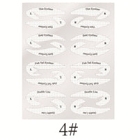 Eyeliner Makeup Eye Template Sticker