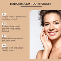 Volcanic Ash Toothpowder for Teeth Whitening & Oral Care | Natural Detox for Fresh Breath by LuxeGlow