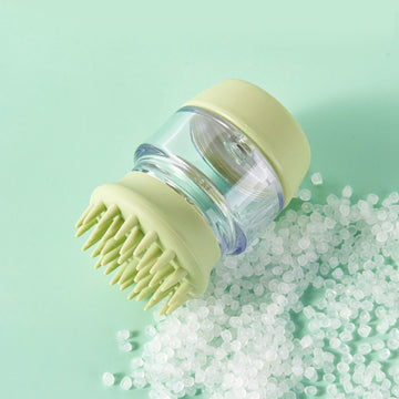LuxeGlow Pet Bath Massage Brush & Grooming Comb