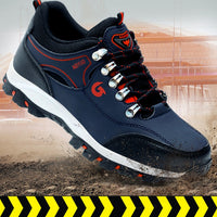 Guisalao shoes for men''s ladle head anti-smashing, anti-piercing, odor-proof, portable, wear-resistant and safety site old-guard shoes