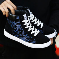 Spring high top shoes Korean Edition men''s shoes