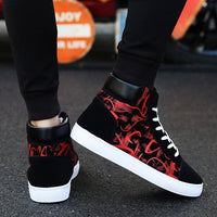 Spring high top shoes Korean Edition men''s shoes