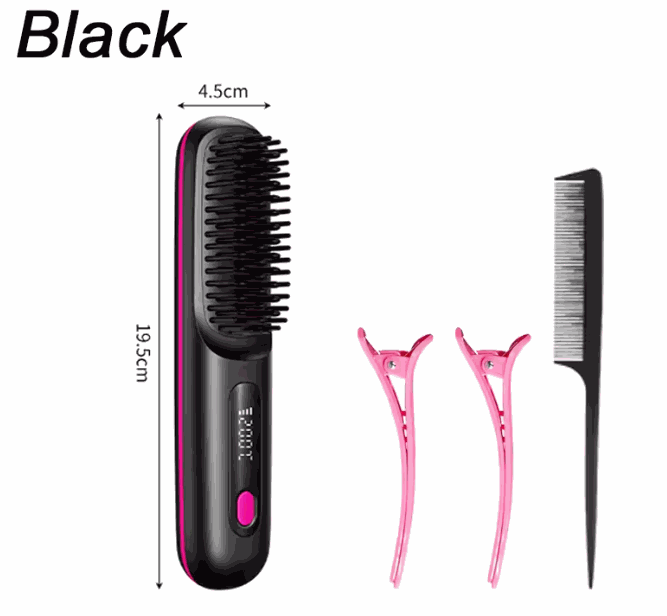 Cordless Hair Straightener Brush