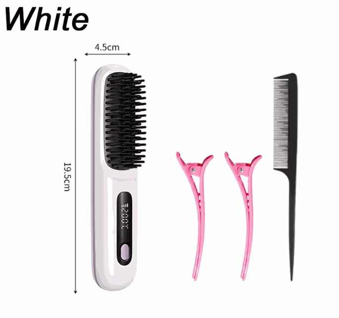 Cordless Hair Straightener Brush