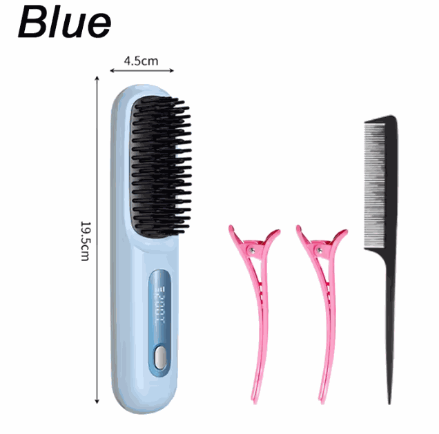 Cordless Hair Straightener Brush