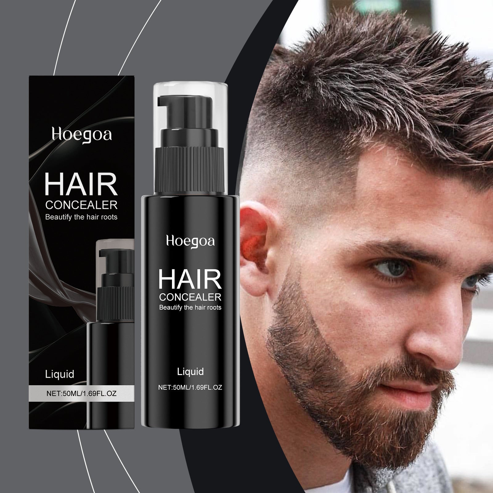 LuxeGlow Natural Hair Color Concealer Liquid