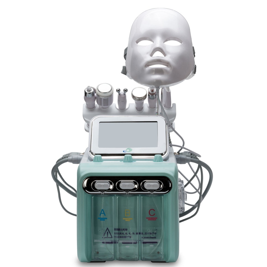 Hydro-Dermabrasion Facial Machine | Hydrogen & Oxygen Skin Cleansing Instrument by LuxeGlow