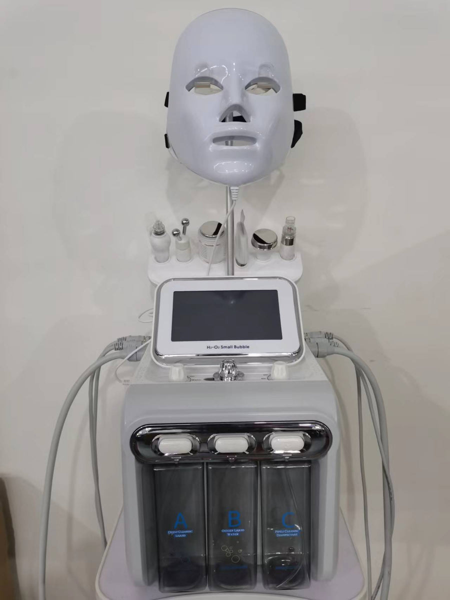Hydro-Dermabrasion Facial Machine | Hydrogen & Oxygen Skin Cleansing Instrument by LuxeGlow